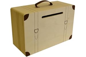 Artemio 14002115 Wooden Urn, Multicoloured, 35 x 15 x 23 cm, Wood Multicolored