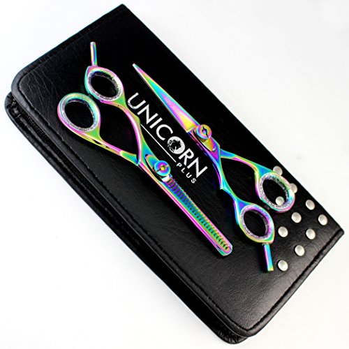 Sharp Hair Scissors Set Left Handed Titanium 5.5 Inch Professional Hairdressing Scissors 13.97 cm, Barber Scissors for… - Image 6
