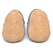 Soft Leather Baby & Toddler Shoes with Suede Soles by Dotty Fish - Girls Grey and Pink Star - 12-18 Months