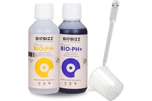 Weedness BioBizz PH+ 250 ml + PH- 250 ml - PH-Lifter Grow Grow Colture Indoor BioBizz Fertilizer PH Plus Liquid Lift