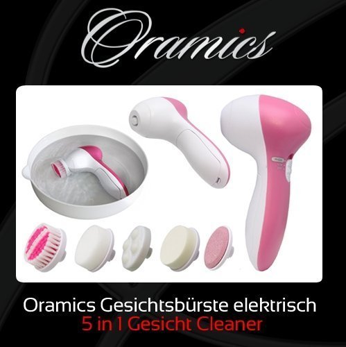 Oramics Gesichtsbürste elektrisch 5 in 1 Gesicht Cleaner – Spa Bürste für die Body Reinigung Massage Skin Maschine - 9
