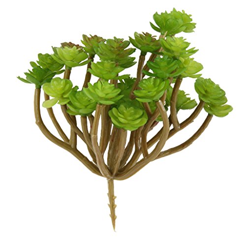 Kuenstliche 13 Zweig Buendel Kaktusfeige Foliage kunstblumen Kunstpflanz Pflanze Hauptdekor