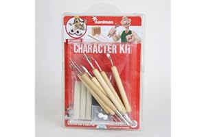 Anibild Aardman Armatures Character Kit Animation Tool Stop Motion with Plastic Parts, Printed Stickers and Modelling Clay