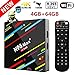 Produktbild Android 8.1 TV Box, penkou H96 MAX+ Quad Core 4GB + 64GB Smart TV Box RK3328 H.265 Unterstützung Bluetooth 4.1 USB3.0 WiFi 3D 4K Full HD Streaming Media Player