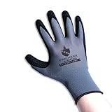 10 Pares de Guantes de Trabajo con Revestimiento de Látex Tatendrang I - EN388 - de Freiherr, Tamaño S