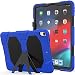 Produktbild iPad Pro 12.9" 3rd Gen (2018 Release) Hülle, 3 in 1 Hybrid Stoßfest Hülle Robust Schutzhülle Tasche mit Integrierter Displayschutzfolie & Ständer Cover für Apple iPad Pro 12" 2018 - Blau