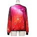THENICE Women's Digital Print Pullovers Sweatershirts (Galaxy Sky Star)