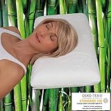 daydream Kopfkissen aus Memory Foam mit Bambus-Bezug - das ergonomische Bett- und Schlafkissen , 65 x 35 x 10 cm daydream Kopfkissen aus Memory Foam mit Bambus-Bezug - das ergonomische Bett- und Schlafkissen , 65 x 35 x 10 cm