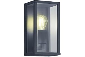 Trio Leuchten utomhus vägglampa garonne 201860142, aluminium gjuten antracit, exkl. 1 x E27