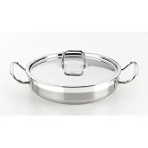 BRA Professional | Roasting pan with lid, 18/10 stainless steel | Suitable for all types of cookers, including induction