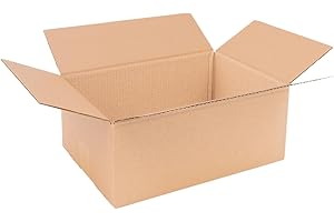 verpacking 100 x cartons colis simple cannelure 35 x 24 x 15 cm brun - KK 70