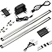 Produktbild GreenSun LED Lighting 50cm Alu Slim Line Warmweiß 2er LED Lichtleiste alle miteinander(1000lm) Unterbauleuchte Strip Möbelleuchte Schranklampe Mit Schalter 12V Stecker für Küche Möbel Schrank Vitrinenbeleuchtung