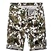 Produktbild JKLEUTRW Cargo Short, Herren Freizeit Kordel Shorts Outdoor Lose Camo Slim Fit Shorts MilitäR Bodybuilding Kurz Hose Strand Hosen Strandshorts Pant Short Tasche Sport Pants