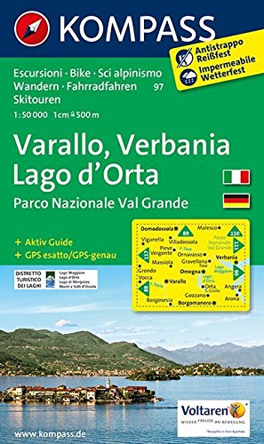 Download Varallo, Verbania, Lago d'Orta, Parco Nazionale Val Grande: Wanderkarte mit Aktiv Guide, Radrouten und alpinen Skirouten. Dt. /Ital. GPS-genau. 1:50000 (KOMPASS-Wanderkarten, Band 97) Download Varallo, Verbania, Lago d'Orta, Parco Nazionale Val Grande: Wanderkarte mit Aktiv Guide, Radrouten und alpinen Skirouten. Dt. /Ital. GPS-genau. 1:50000 (KOMPASS-Wanderkarten, Band 97)