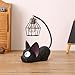 Produktbild XIAOBIDENG Home Dekoration Zubehör Manualidades Miniatur Dekoration kleine Katze Nachtlicht Harz Handwerk Dekoration Schwarz B 8 cm 12 cm 17 cm