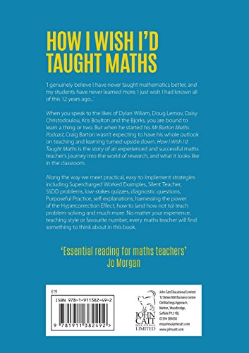 Livres Couvertures de How I Wish I'd Taught Maths: Lessons Learned from Research, Conversations with Experts, and 12 Years of Mistakes