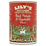 Lily's Kitchen Beef, Potato & Vegetable Dinner Complete Wet Food for Dogs 400g (Pack of 6)