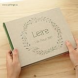  Álbum de fotos para pegar, álbum de fotos original, personalizado, bebé, boda, comunión, bautizo, artesanal, hecho a mano, hojas negras, para pegar