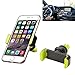 Produktbild Auto Halterung Sirandor Handyhaltung Auto Lüftungsschlitze Handyhalter 360°drehbar Handy KFZ Lüftung Halter für iPhone 7 plus/ 7 / 6s / 6s Plus/ iphone 5S, Galaxy S8/ S7/S7edge/S6/S6 Edge /S5, HTC, Huawei Grün