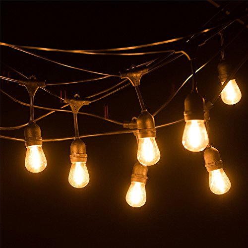 Trylight LED Lichterkette Set mit 9 E27 Fassungen, Wasserdicht, 220V, Leuchtenkette für Ihnen / Außen dekorationen, Ideal für Party, Hochzeit, Grill, Weihnachten, Feier, Festakt (keine Leuchtmittel enthalten) - 5