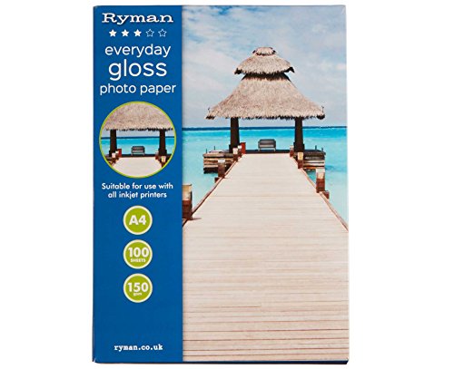 Price comparison product image Ryman Everyday Gloss Photo paper A4 150gsm 100 Sheets