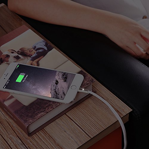 Lightning-Kabel, Aimus 6FT/1.8M PET verwicklungssicheres Kabel aus Zinklegierung 8 poliges Lightning-auf-USB-Kabel mit LED Licht Datensynchronisation & Schnellladekabel für iPhone 6/6 s/6 Plus/6 s Plus, iPhone 5/5 s/5 C/SE, iPad Mini 2 3 4 Air iPod und mehrere andere Geräte - 4