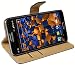 Produktbild mumbi Ledertasche im Bookstyle für Samsung Galaxy Note 3 Tasche in schwarz