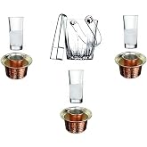 AYBABA STORE Rakı Ehlikeyf Buz Kovası Set 8 Par&ccedil;a 3 Kişilik 8697jh54748490573