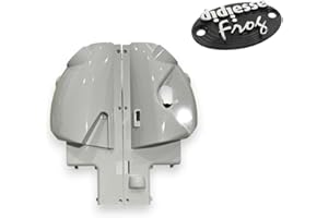 EcoPrice® - Scocche Frog Sinistra e Destra con Targhetta - Ricambi 100% compatibili con macchine caffè Frog componenti originali COLORE (Gesso)