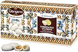 Gangemi Confetti - 1kg Peladillas grageas con la almendra - Clásica de la boda italiana - sabor el turrón de limón. - Blanco (aprox. 180)