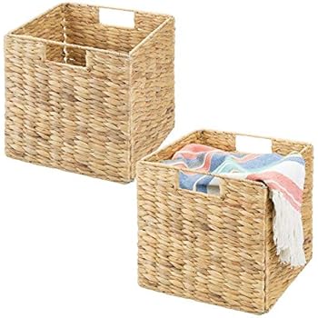 Amazon.de: mDesign 2er-Set Aufbewahrungskorb - faltbare
