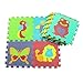 Produktbild Puzzle-Spielmatte 10 Stück Puzzlematte 30 x 30 CM Bodenschutzmatten Unterlegmatten EVA Platten mit Lebendigen bildern für Kinder,Matten Schutz vor Dellen,Kälte, Flüssigkeit Druch Futurepast (B)