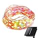 Produktbild Solar Lichterkette | InnooLight 10M 100er LED Kupferdraht Lichterketten Bunt | Wasserdichte Solar Aussen Sternen Lichterkette Beleuchtung fuer Garten, Wohnungen, Tanzen, Weihnachtsfeier | Magische Beleuchtung-Dekoration fuer Innen, Schlafzimmer, Fenster