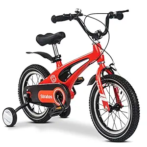 Baybee Stratos 14T 16T Kids Cycle Bicycle | Magnesium Alloy Kids Bicycle Cycle with Training Wheels, Disc Brake, Chain Guard | Kids Baby Cycle Bike Bicycle | Baby Bicycle Cycle for Kids 3 to 7 Years