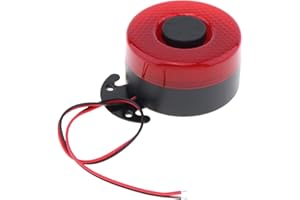 DriSentri Car Back-up Alarm, 12V/24V 105dB Reverse Beeper Backup Alarm Vehicle Auto Back Up Horn Car Reverse Alarm Buzzer Siren with Light