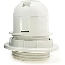 Set 6 Portalampada E27 Con Cavo - 250V 4A, Bianco, Per Interni Ed Esterni - Foto 9