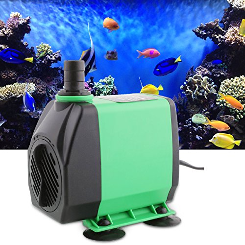 DECKEY 220V-240V 24W Tauchpumpe Teichpumpe Aquarienpumpe Tauchmotorpumpe Förderpumpe Wasserpumpe Abwasserpumpe Gartenpumpe 3000L/H - 6