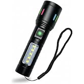 WellHise Usb Şarjlı Y&uuml;ksek g&uuml;&ccedil; spot uzun LED El Feneri Zumlanabilir Ultra Parlak Acil Aydınlatma Feneri