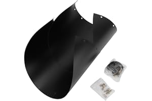 EIMSOAH Déflecteur D'écureuil mangeoire Oiseaux Anti Rats Rabat D'écureuil en Acier galvanisé Protège Les Mangeoires à Oiseaux Squirrel Protector Saucer Durable, Mangeoires