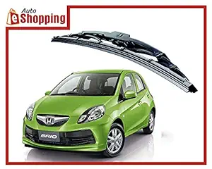 Auto E-Shopping Compatible/Replacement for Car Wiper Blades Honda Brio Set of 2 Pcs (Size 22