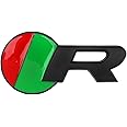 WANDEFA Car Badge Emblem for Jaguar R S XF XE XJL XJR F-PACE, Car Body Self Adhesive Sticker Decals Decorations Exterior Styling Accessories,C