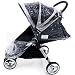 BABY JOGGER CITY MINI MICRO SINGLE RAIN COVER ZIPPED WEATHER SHIELD
