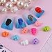 Nail Art Tip Decoration Skull Head Embellishement Crafts 12 Colors Box of Approx.60Pcs