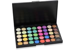 Palette de fard à paupières 40 couleurs, palette maquillage yeux Rainbow Colors Fusion, Fards à Paupières, Palettes de Fard à Paupières Kit de Maquillage, fard à paupières longue durée