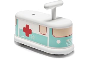 Italtrike La Cosa Capsule - Gioco Bambino 1 Anno Cavalcabile Ride-on, Macchinina Primi Passi 1-6 Anni, Ruote Silenziose - Tra i Migliori Regali Bambini Made in Italy - Capsule Ambulance