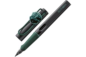 Lamy safari Harry Potter Slytherin Penna stilografica – Edizione speciale con stemma della casa – Pennino in acciaio (M) – Impugnatura ergonomica – Cartuccia d’inchiostro T10 blu – Per destrorsi