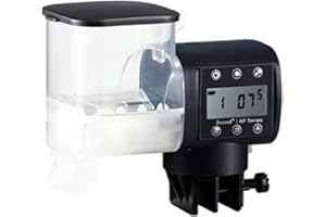 LIDZOPAS Comedero Automatico Peces, Dispensador Comedero Acuario Distributeur Automatique de Nourriture pour Poissons pour Aquarium Alimentation Automatique para 40g de Comida para Peces