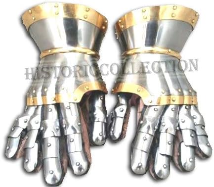 Medieval Steel Gothic Gauntlet Gloves New Armour Functional Gauntlets