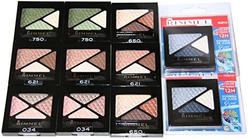 11 x Rimmel Glam Eyes Trio and Quad Eyeshadow | RRP £69 | Wholesale Cosmetics