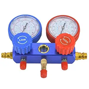 Manifold Gauge, Refrigerant Tool Set, Multifunctional Air Conditioning, for Home Maintenance Worker